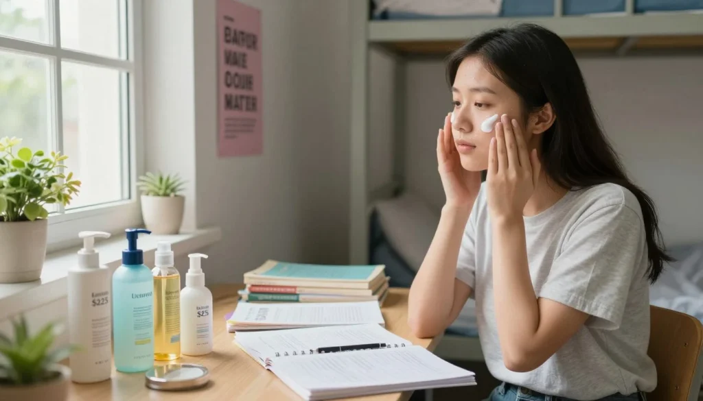 Skincare Routine for Oily Skin College Girls