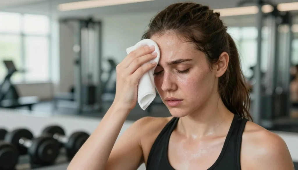 Post-workout skincare routine